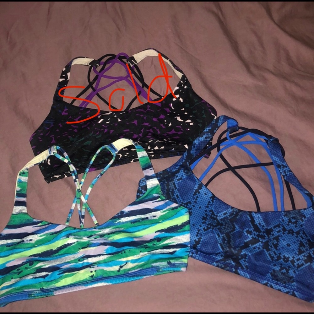 LULULEMON sports bra size 8 X2 (bottom 2)